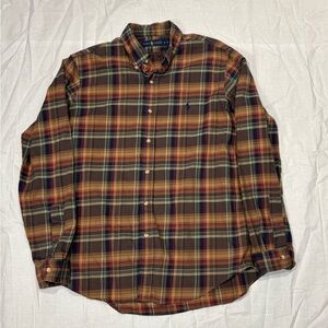 Vintage Polo by Ralph Lauren Men's Multicolor Plaid Shirt